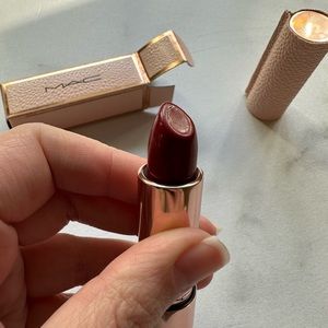 Making Pretty MAC Cosmetics Collection lipstick in Runaway Red